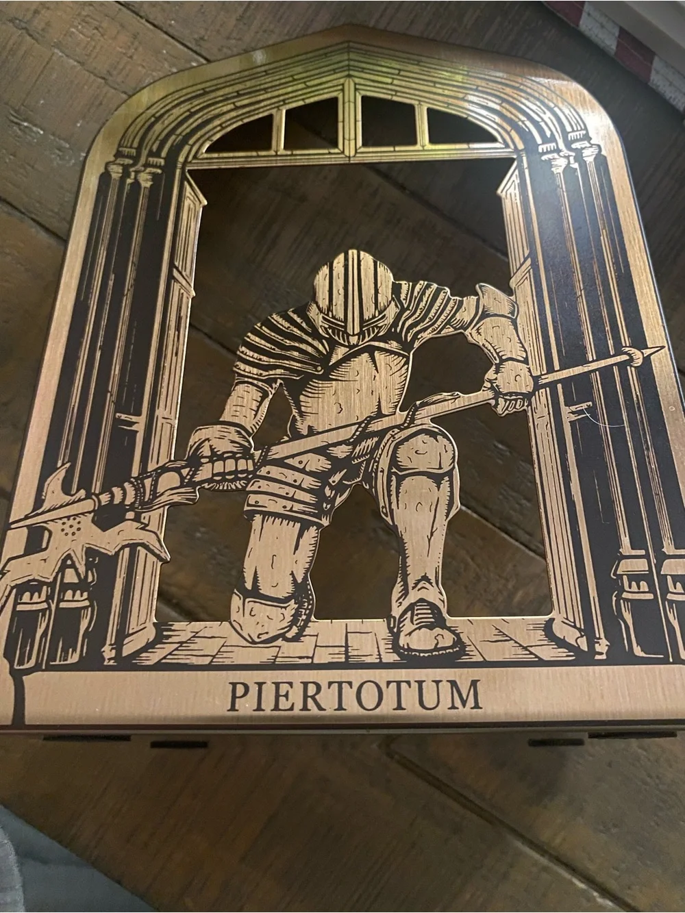 Harry Potter Metal Copper colored bookends, Locomotor and Piertotum